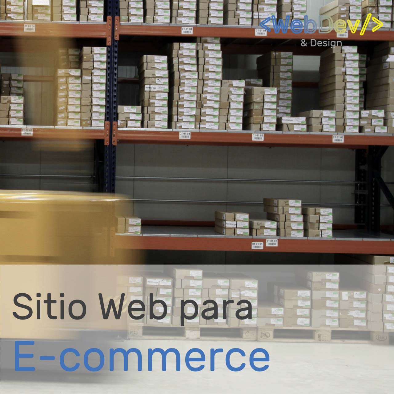 El almacén físico de un sitio web de comercio electrónico