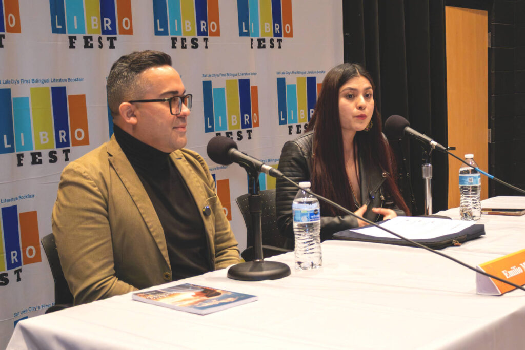 una conferencia de escritores y poetas de la que tomamos fotos